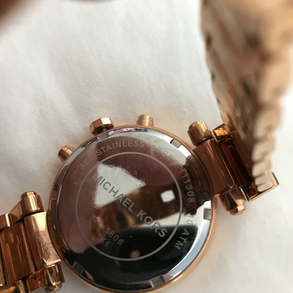 Rose Gold MK watch